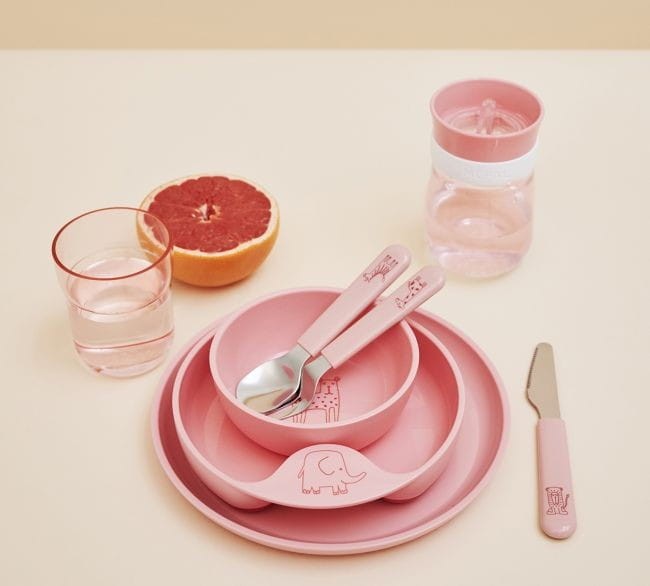 Przezroczysty Kubek dla Dzieci Różowy - Mepal