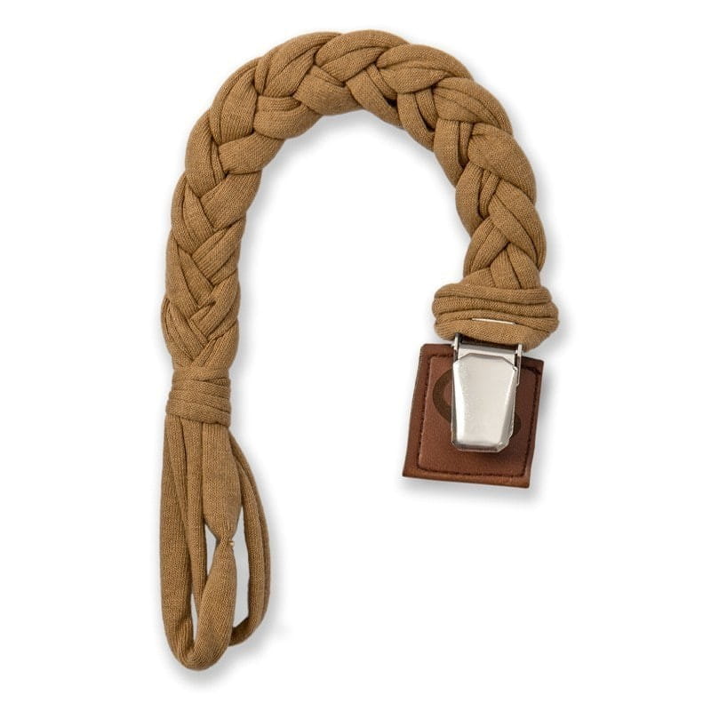 Bawełniana Zawieszka do Smoczka Warkocz Mustard - Hi Little One