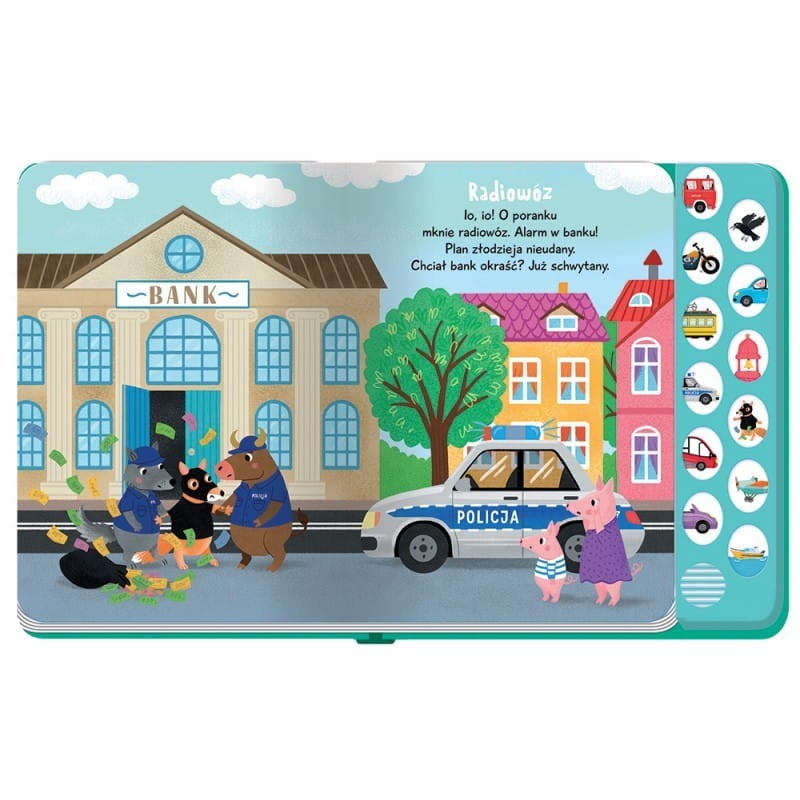 Słucham i poznaję. Na ulicy. Książeczka z dźwiękami