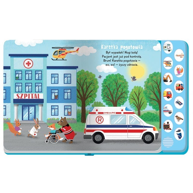 Słucham i poznaję. Pojazdy. Książeczka z dźwiękami