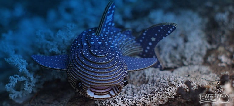 Eugy Rekin Wielorybi Układanka 3D Puzzle