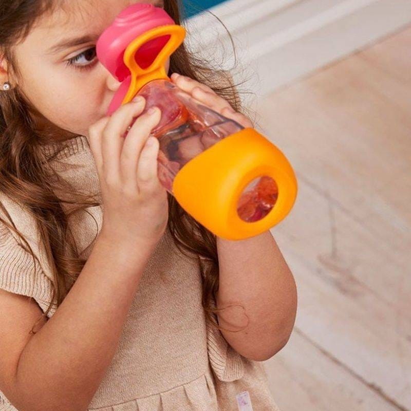 Sportowa butelka tritanowa 450 ml Strawberry Shake - b.box