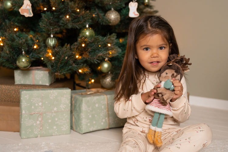 Świąteczna Lalka Evi z Reniferem - Little Dutch