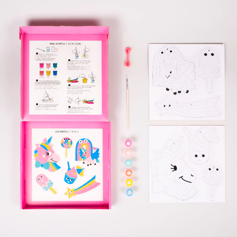 Malowanie po Numerkach Jednorożce Paint Box - omy