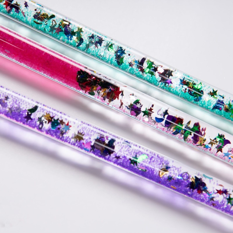 Magiczna Różdżka z Brokatem Różowa - Moulin Roty