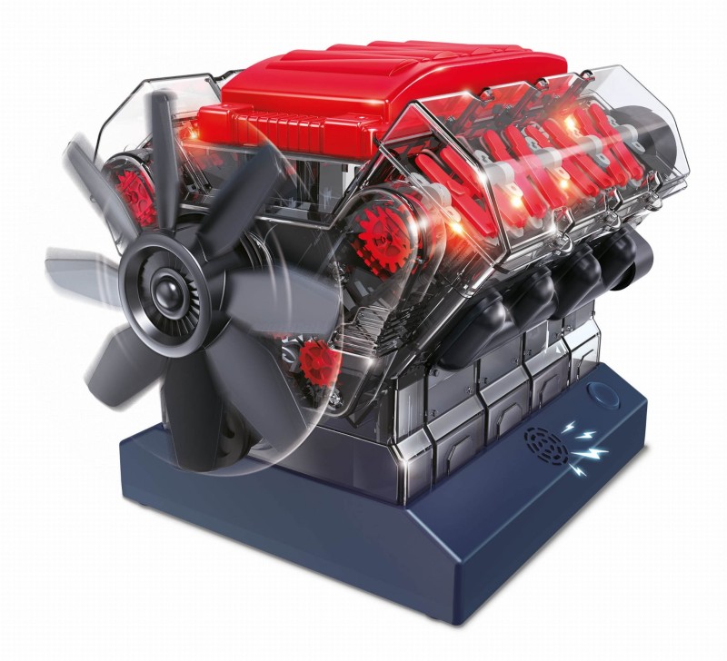 Silnik V8 Engine Model do Zbudowania - Buki France