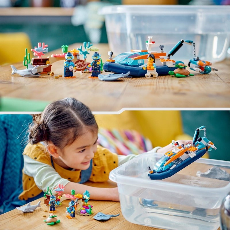 Łódź do Nurkowania Badacza Lego City 60377