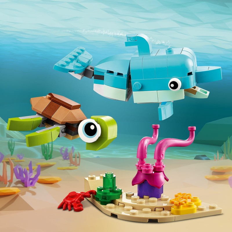 LEGO Creator 3w1 Delfin i żółw  31128