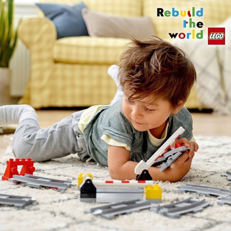 Lego Duplo 10882 Tory kolejowe i przejazd