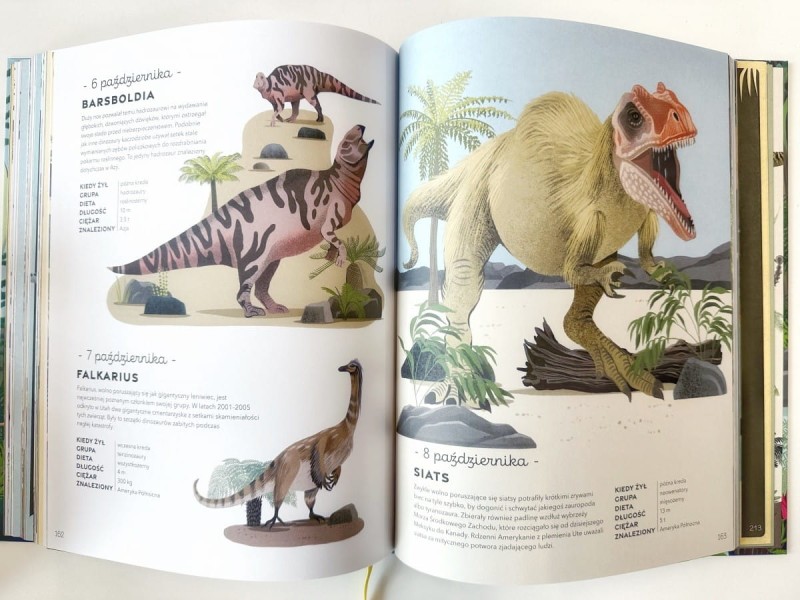 Rok z dinozaurami - 365 dinozaurów na każdy dzień roku