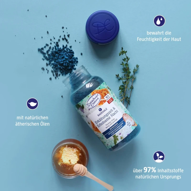 Sól do kąpieli na Przeziębienie i Spokojny Sen- Dresdner Essenz