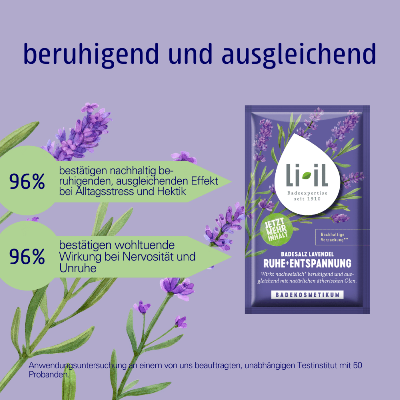 Lawendowa Sól do Kąpieli Łagodzi i Odpręża Li-iL Dresdner Essenz
