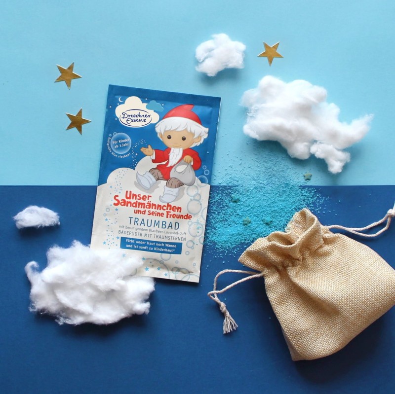 Niebieska Kąpieli dla Dzieci Sandman Uspakajająca - Dresdner Essenz