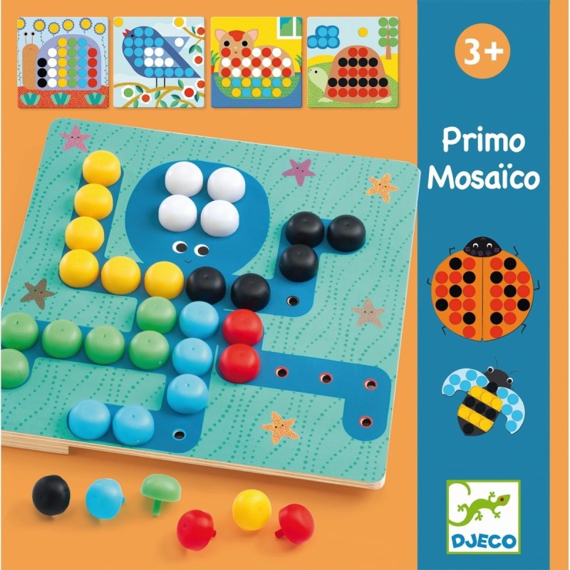 Mozaika edukacyjna Zwierzęta Primo Mosaïco - Djeco