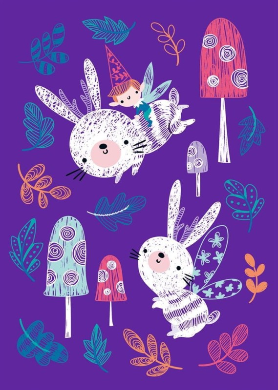 Wydrapywanki Elfy w Ogrodzie 15 szt. Scratch A5 - Avenir