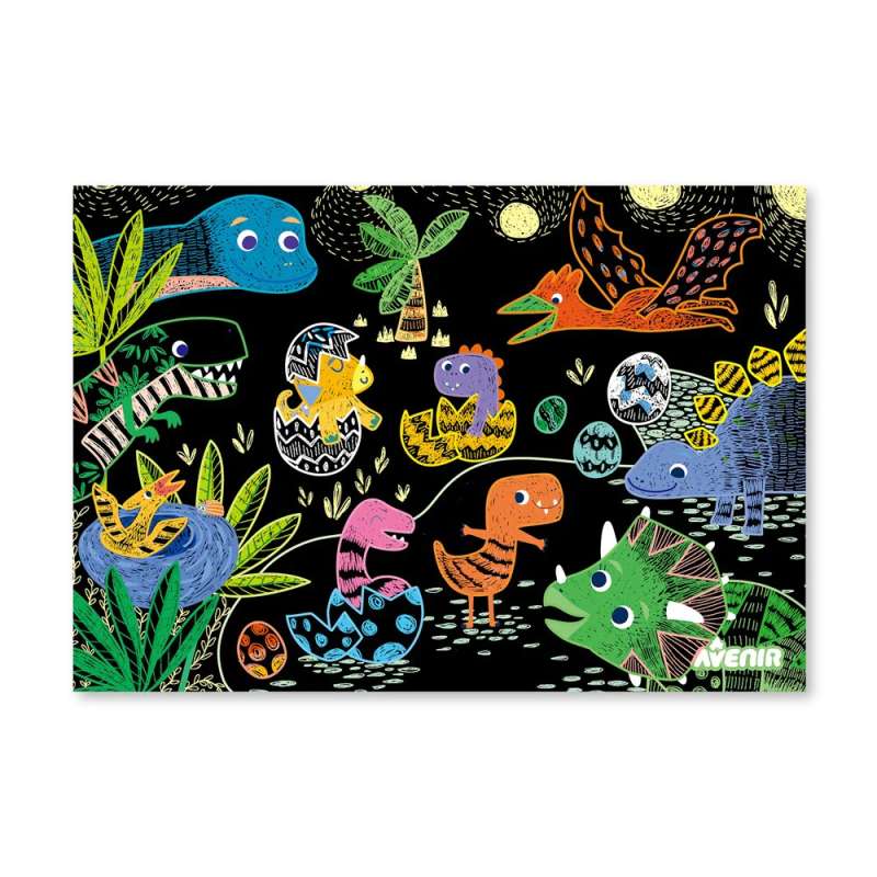 Wydrapywanki Dinozaury nauka Liczenia - Avenir