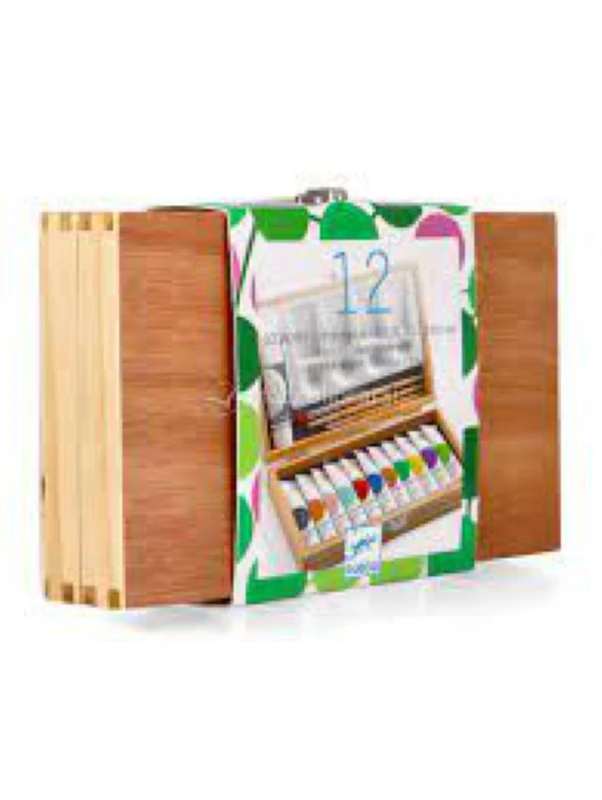 Djeco Farby Gwaszowe Walizka Artysty 12 Kolorów