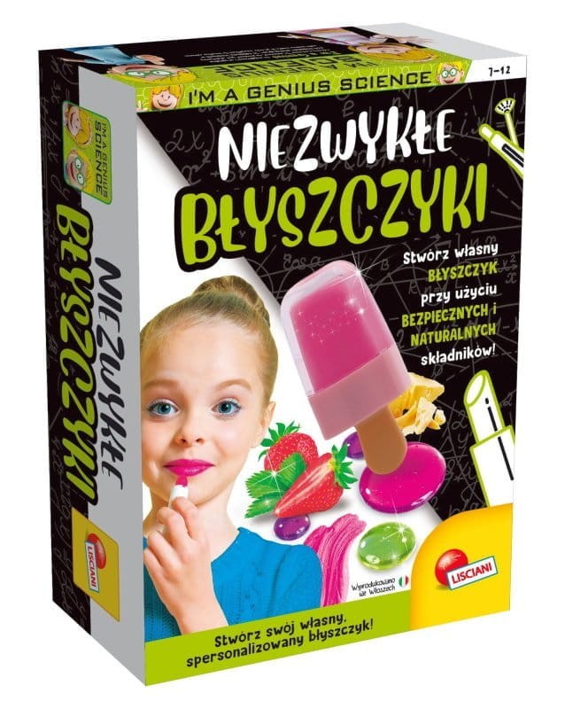 Błyszczyki do Ust Eksperymenty dla Dzieci Mały Geniusz - Lisciani