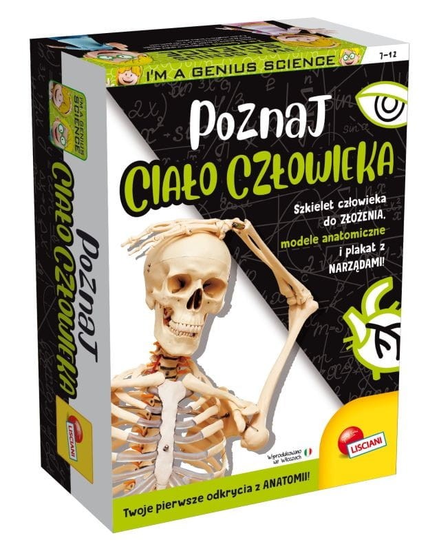 Ciało Człowieka Eksperymenty dla Dzieci Mały Geniusz - Lisciani