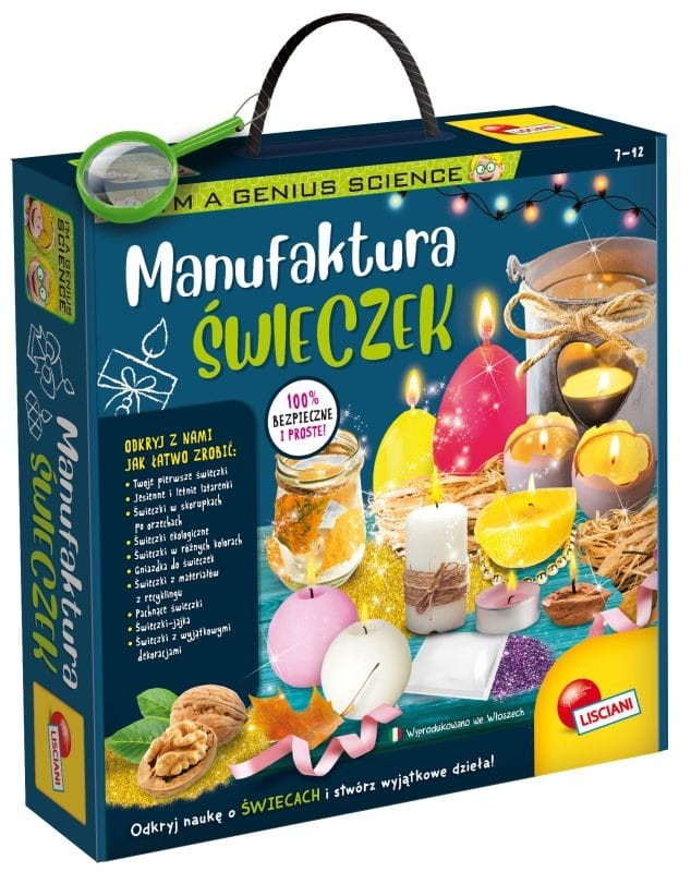 Manufaktura Świeczek Eksperymenty dla Dzieci Mały Geniusz - Lisciani
