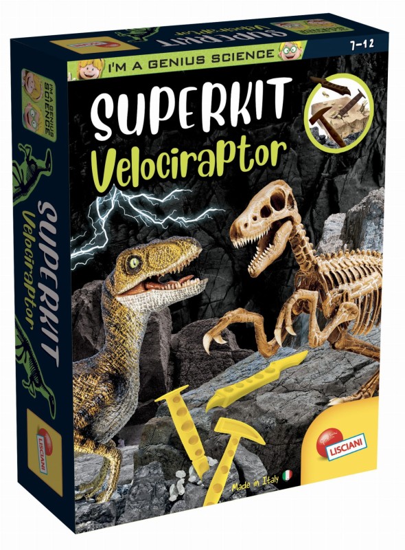 Archeolog dla Dzieci SuperKit Velociraptor - Lisciani
