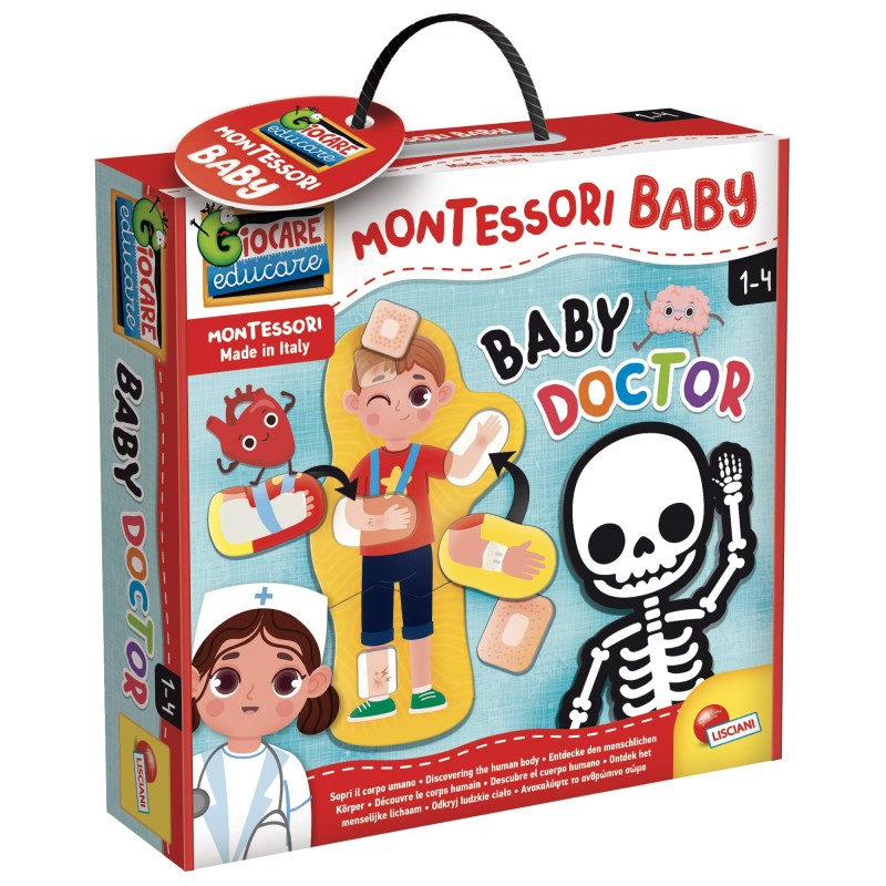 Ciało Człowieka Układanki Baby Doktor Montessori - Lisciani