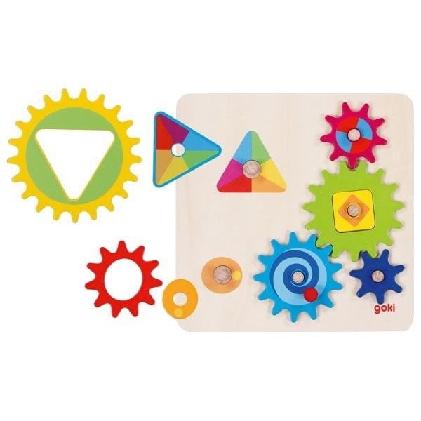Układanka Koła Zębate i Kształty - Goki