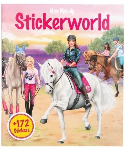 Zestaw kreatywny z naklejkami Konie - Miss Melody