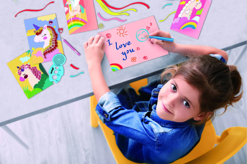 Quilling Art dekoracje z pasków papieru Jednorożce Avenir
