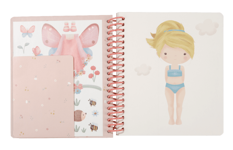 Ubieranki Notes z Naklejkami Stroje Rosa & Friends - Little Dutch