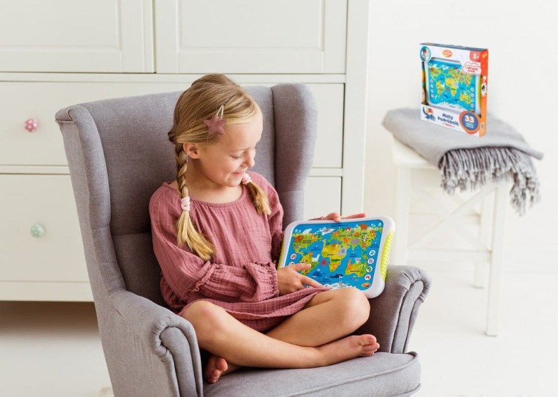 Edukacyjny Tablet dla dzieci Mały Podróżnik Dumel Discovery