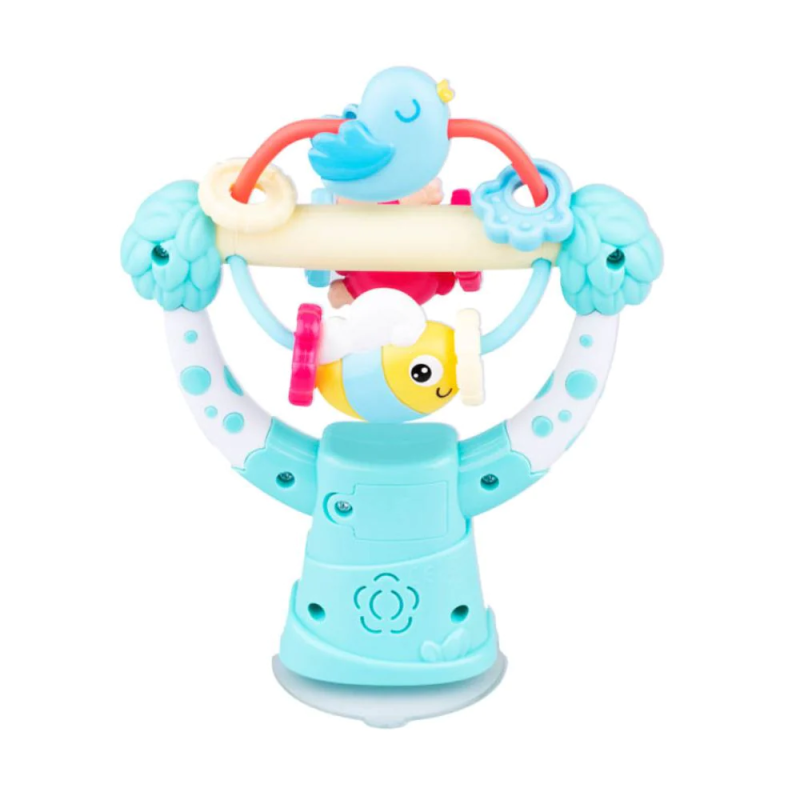 Zwierzątka na przyssawce Karuzela światło dźwięk - Dumel