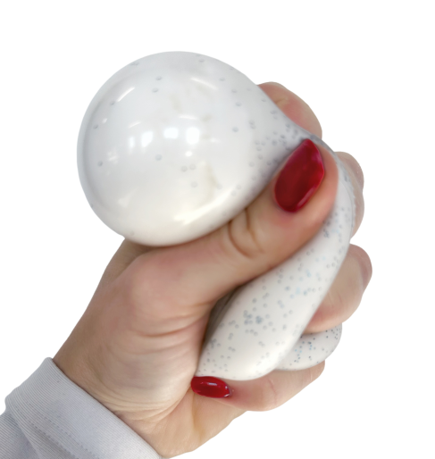 Piłeczka antystresowa Kulka Śniegu SNOW BALL CRUNCH Schylling