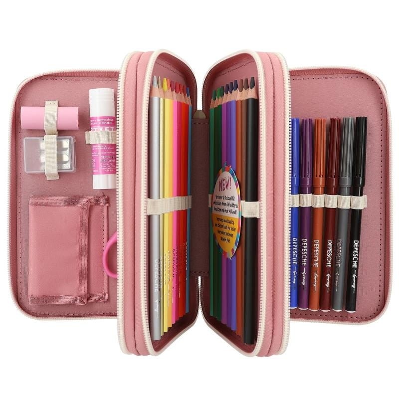 Piórnik trzykomorowy z wyposażenie Lama - TOPModel