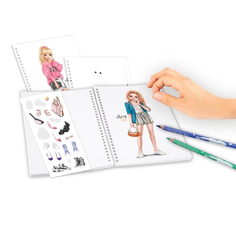 Notes do projektowania ubrań z naklejkami - TopModel