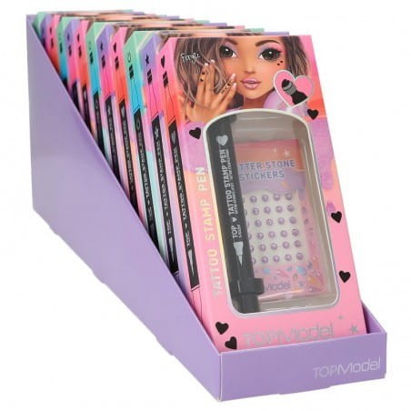 TOPModel Pisak do tatuaży + cekiny do twarzy Serce