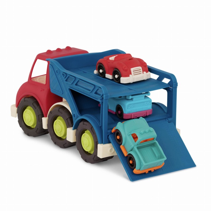 Laweta piętrowa z 6 samochodzikami Happy Cruiser b.toys