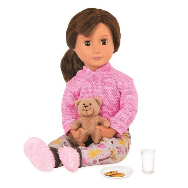 Piżamka z przytulanką dla lalki Bear Hugs - Our Generation