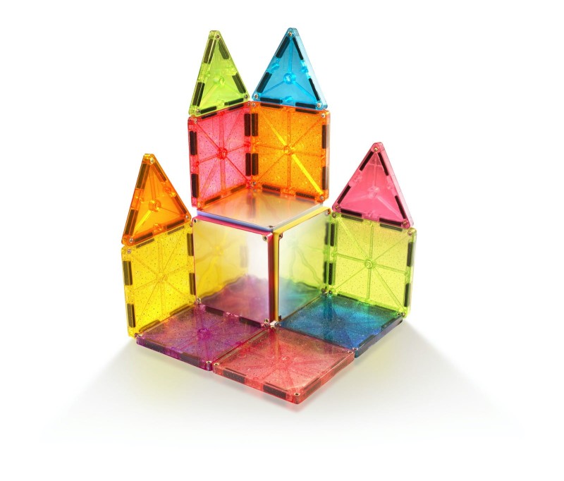 Klocki Magnetyczne z brokatem zestaw 15 el. MAGNA-TILES Stardust