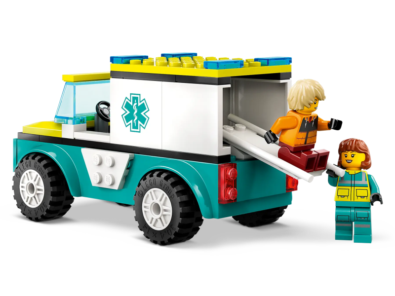 Lego Karetka Pogotowia i snowboardzista 60403