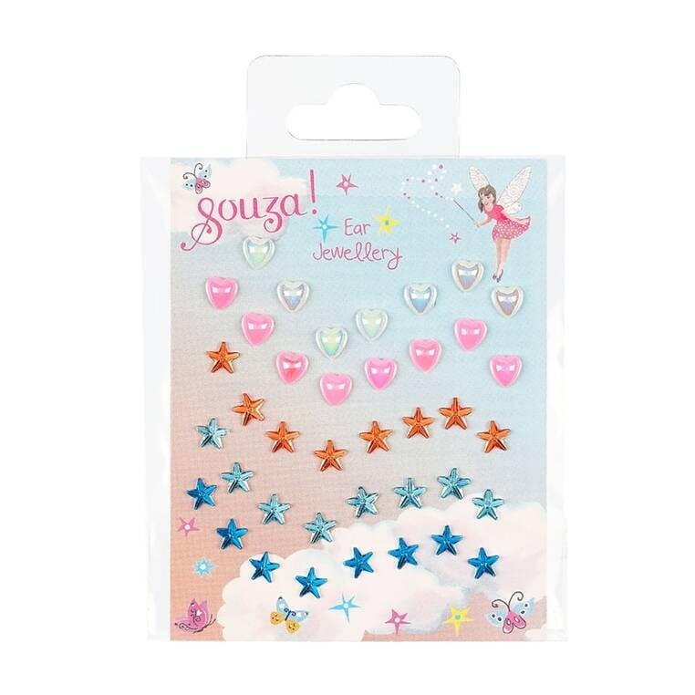 Kolczyki Samoprzylepne dla dziewczynki Wróżka - Souza!