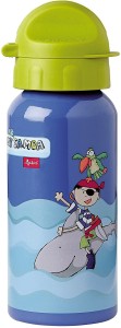 Bidon dziecięcy aluminiowy Pirat 400ml - sigikid