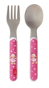 Sztućce dla dzieci widelec i łyżka owieczka Schnuggi - sigikid