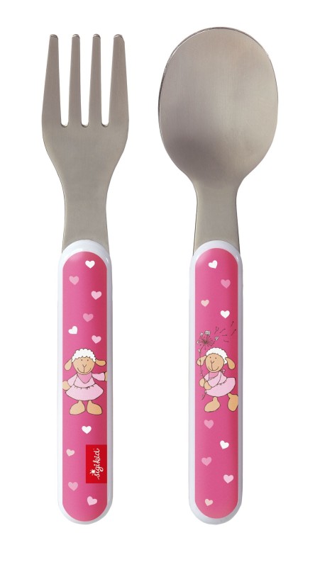 Sztućce dla dzieci widelec i łyżka owieczka Schnuggi - sigikid