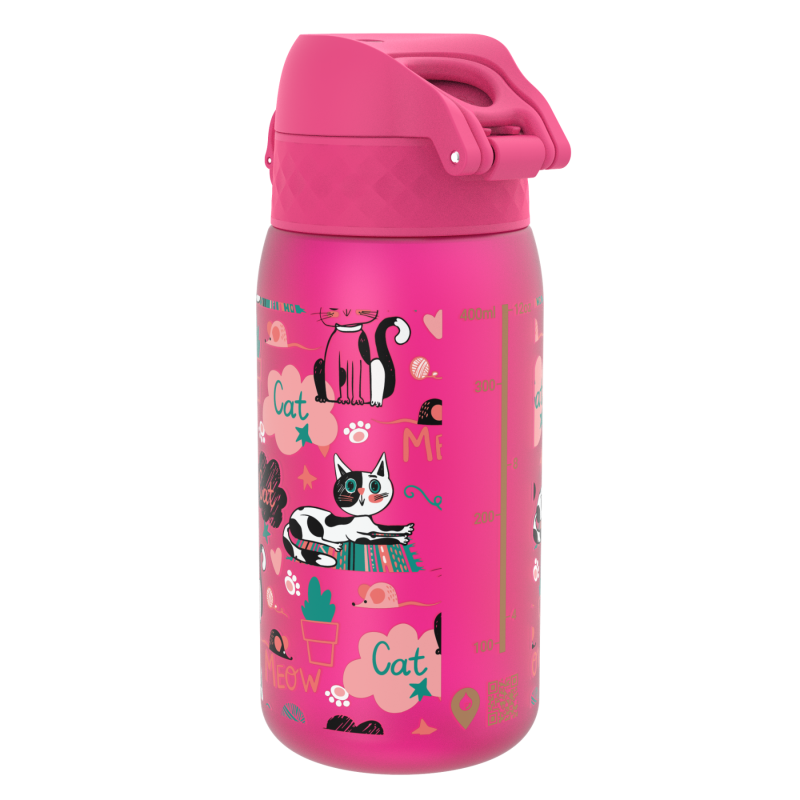 Bidon w Kotki Kittens różowy 400 ml ION8