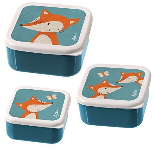 Pudełka 3 pojemniki na Przekąski lisek - sigikid