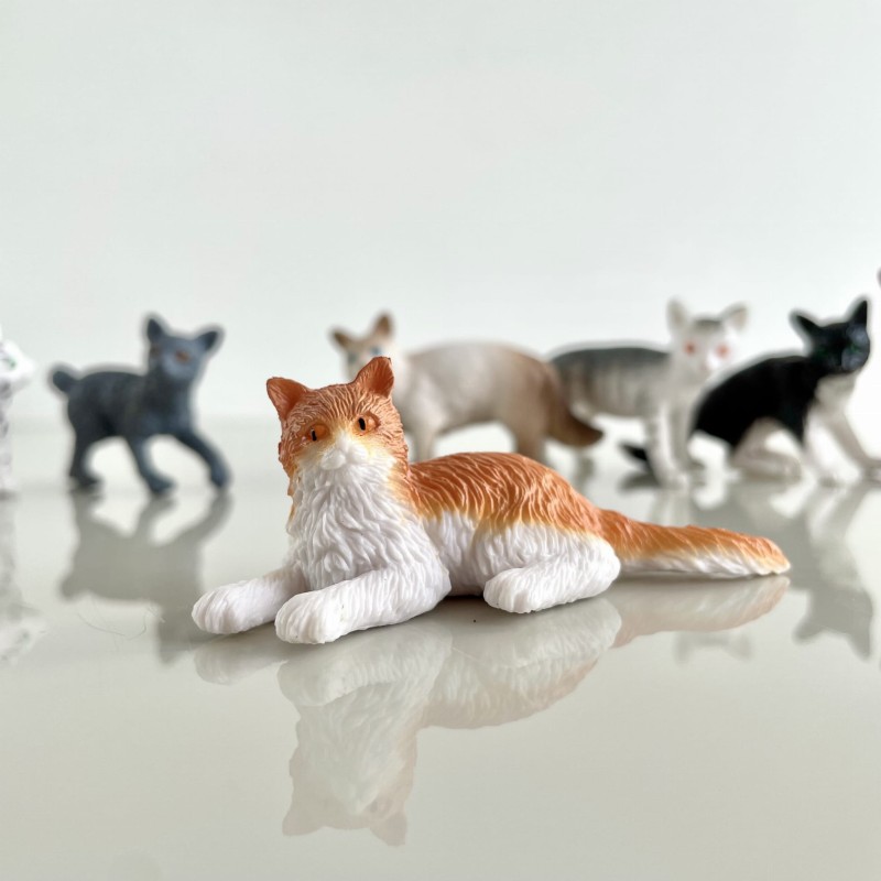 Figurki kotów 11 szt. w tubie Safari Ltd.