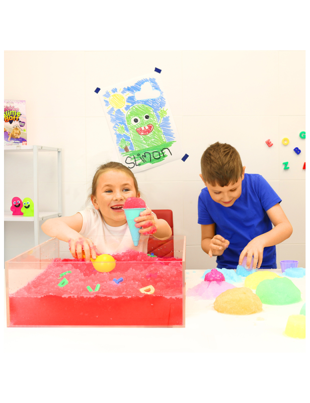 Kruszony lód do kąpieli - czerwony proszek zmieniający wodę Gelli Baff - Zimpli Kids