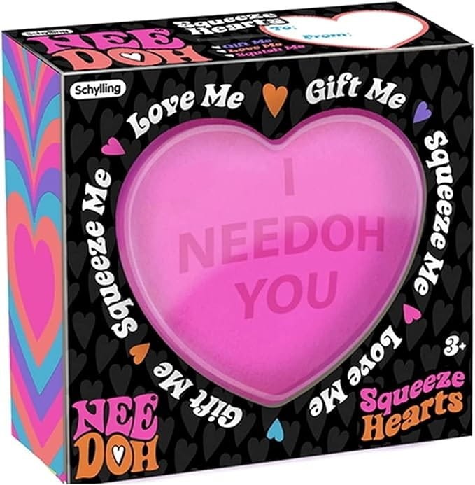 Antystresowy gniotek Serce róż Squeeze Hearts Schylling