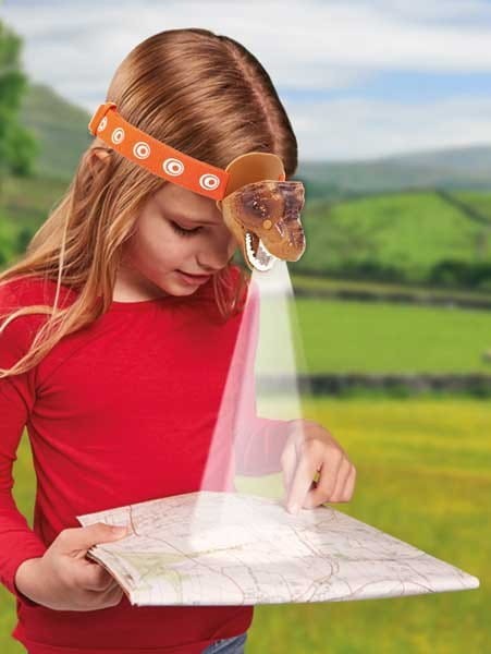 Latarka czołowa Dinozaur T-Rex z odgłosem Brainstorm